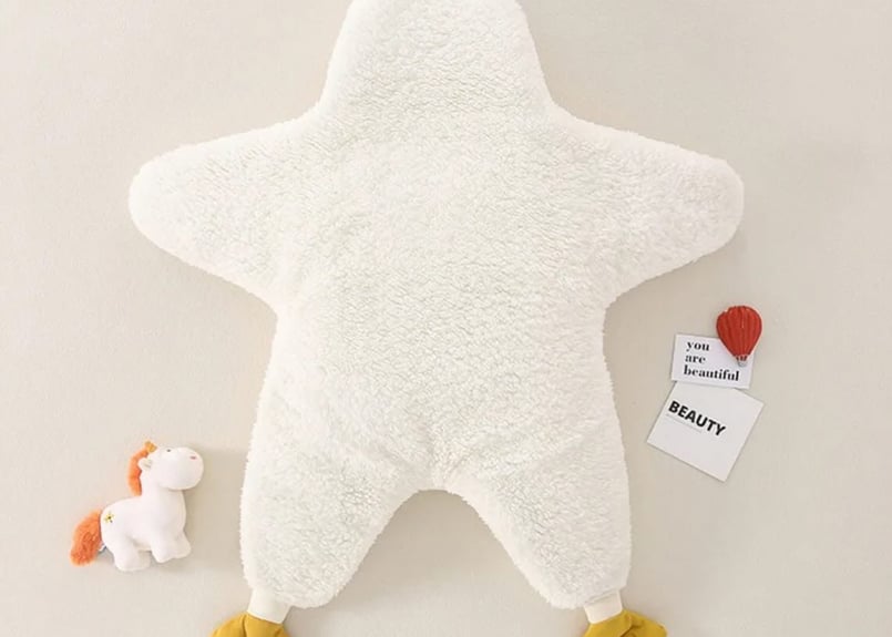 1940【イリスページ】黄色財色九尾ちゃんジャンボ&通常サイズオーダー品♡ なりきり鳥さんおくるみ/ロンパース | Prince