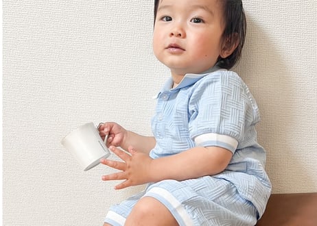 襟付き編み込み風セットアップ73〜100