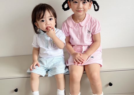 わんちゃん刺繍ポロセットアップ80〜140