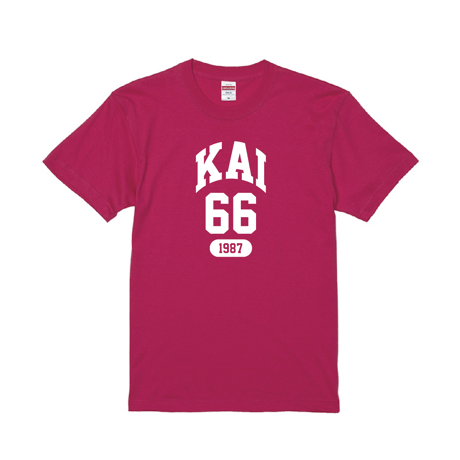 【受注】背番号&背ネーム カレッジロゴTシャツ