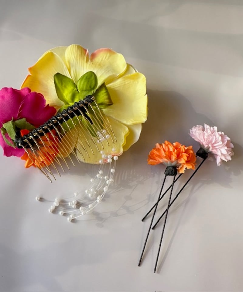 髪飾り Uピン オリジナル 七五三 結婚式 ウエディング 本物の花プリザーブド 髪飾り Uピン オリジナル 七五三 結婚式 ウエディング 本物の花
