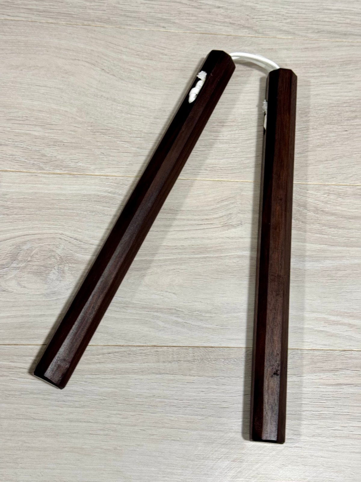 黒檀製】八角ヌンチャク | Achermade｜沖縄発 釵(サイ)｜空手古