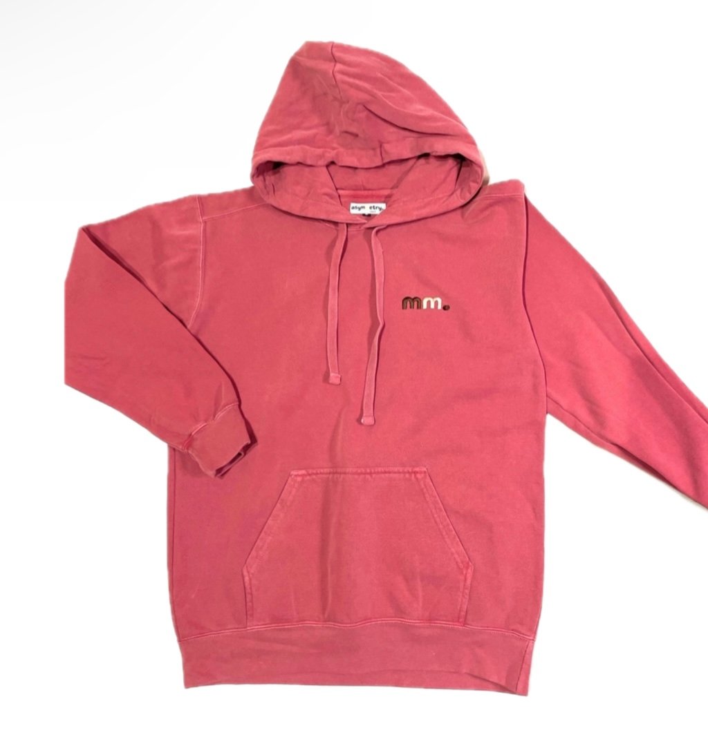 ヴィンテージカラー スウェットパーカー クリムゾンレッド | asymmetry