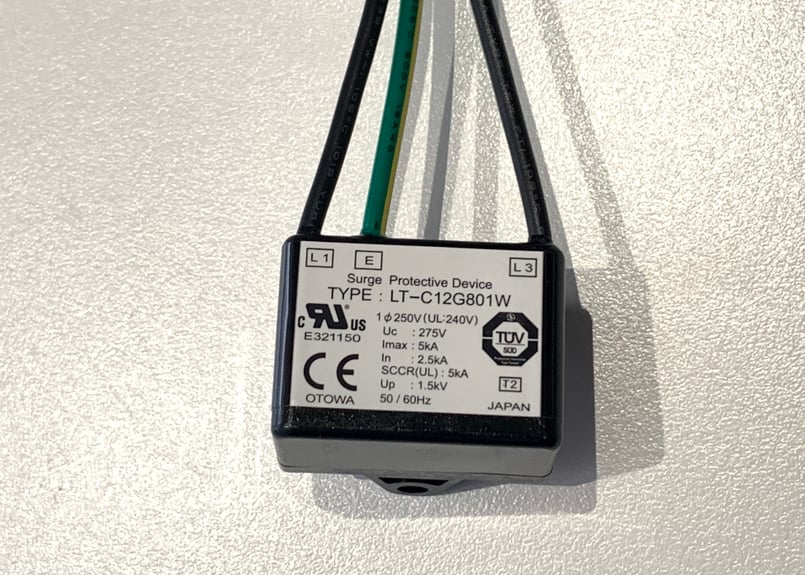 未使用新品】OTOWA サージ防護デバイス LT-C12G801WS【10個】 OTOWA