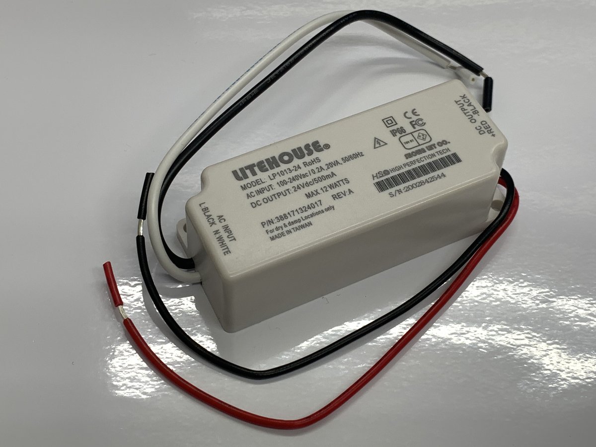 LP1013-24(SHOWA LHT製)｜ACDC LED電源｜12W・定電圧24V｜IP6