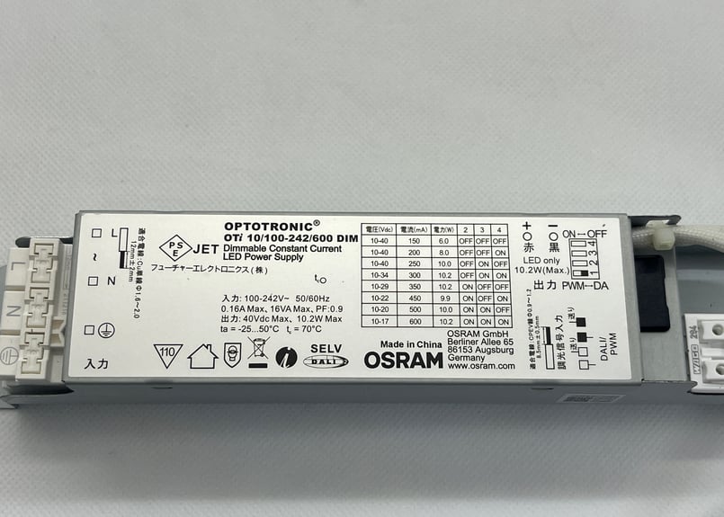 OTi10/100-242/600/DIM (OSRAM製) ｜ACDC電源｜10W｜定電流｜