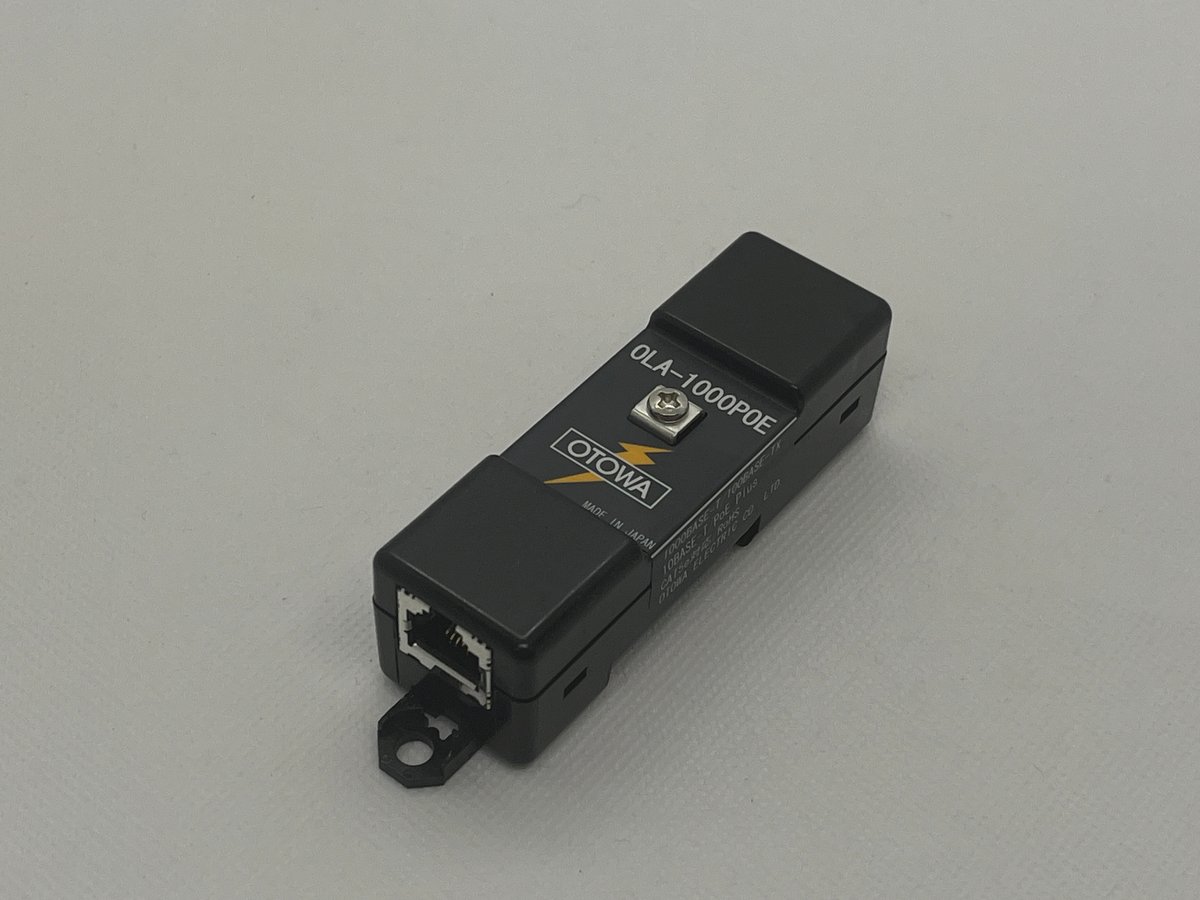 販売終了】 OLA-1000POE (音羽電機工業製)｜LAN用SPD｜雷プロテクター