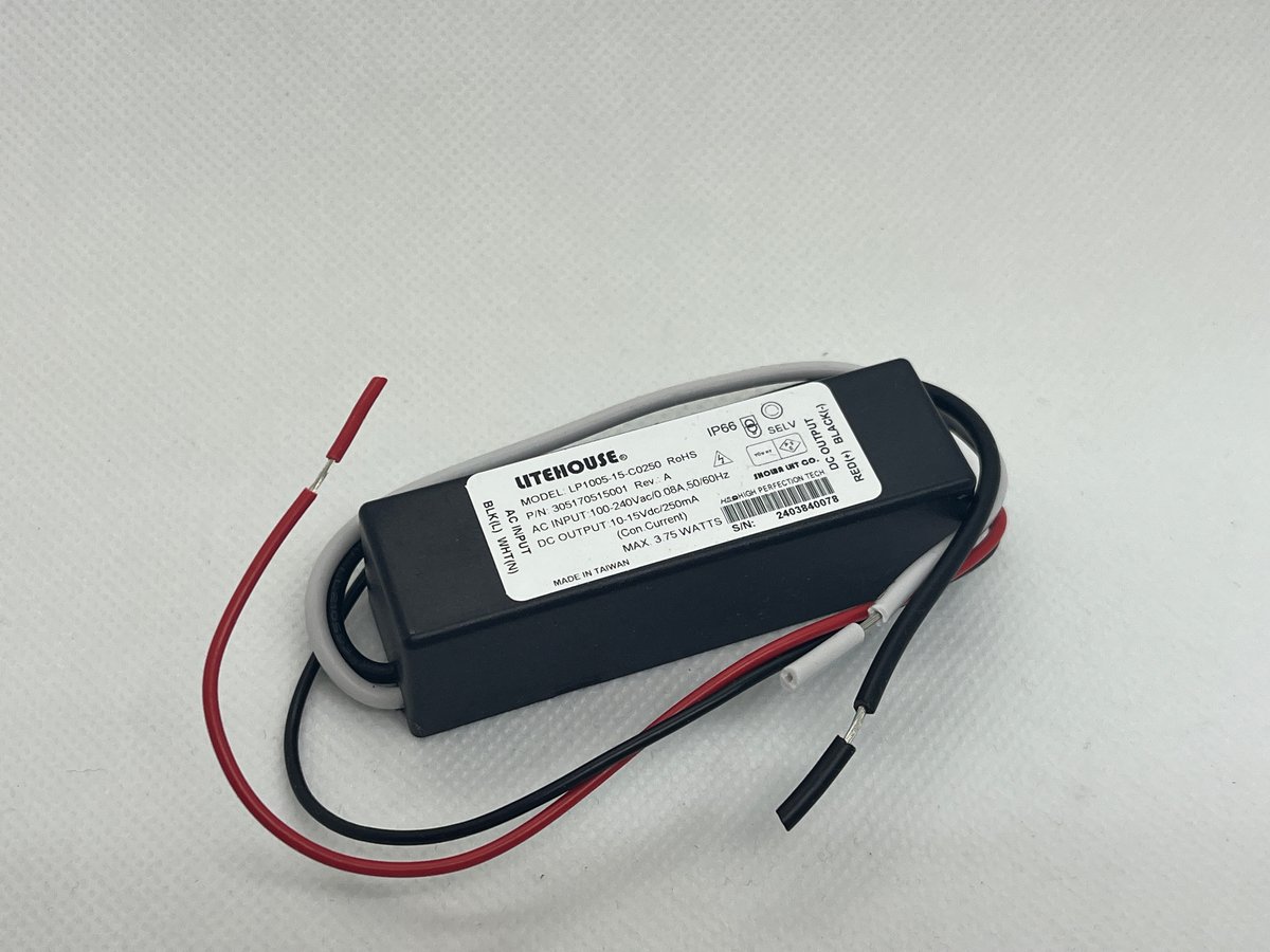 LP1005-15-C0250(SHOWA LHT製)｜ACDC LED電源｜3.8W・定電流