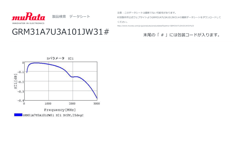 セラミックコンデンサ GRM31A7U3A101JW31D 50個リールカット品