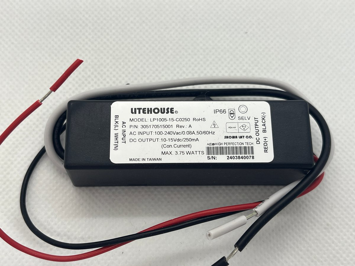 LP1005-15-C0250(SHOWA LHT製)｜ACDC LED電源｜3.8W・定電流