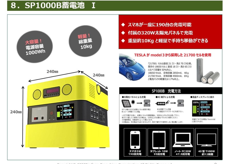 防災非常用電源 BPS (Back-up Power Station) 防災用蓄電池システム