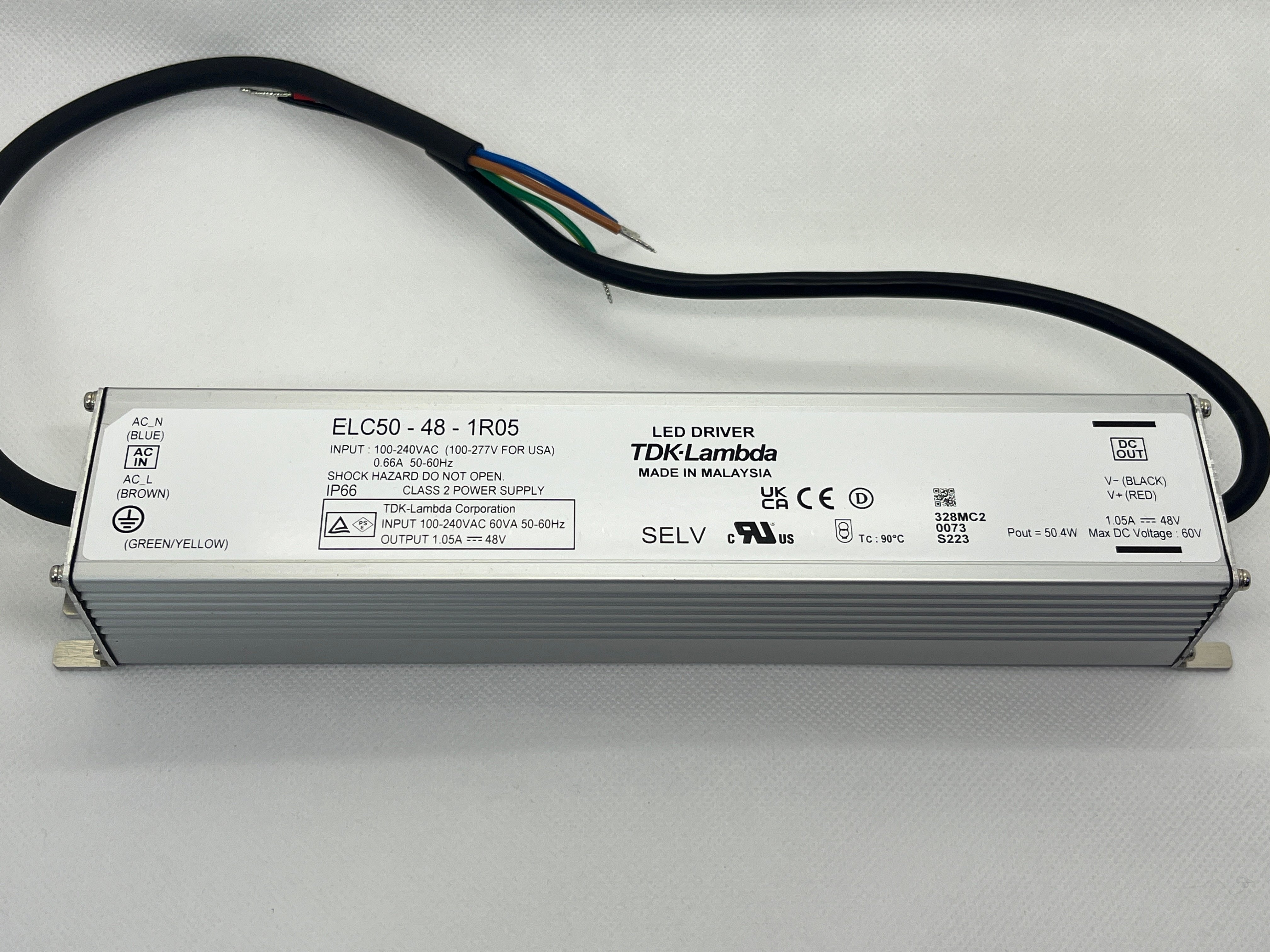 在庫限り・代替品も紹介】 ELC50-48-1R05(TDKラムダ製) | ACDC電源｜5