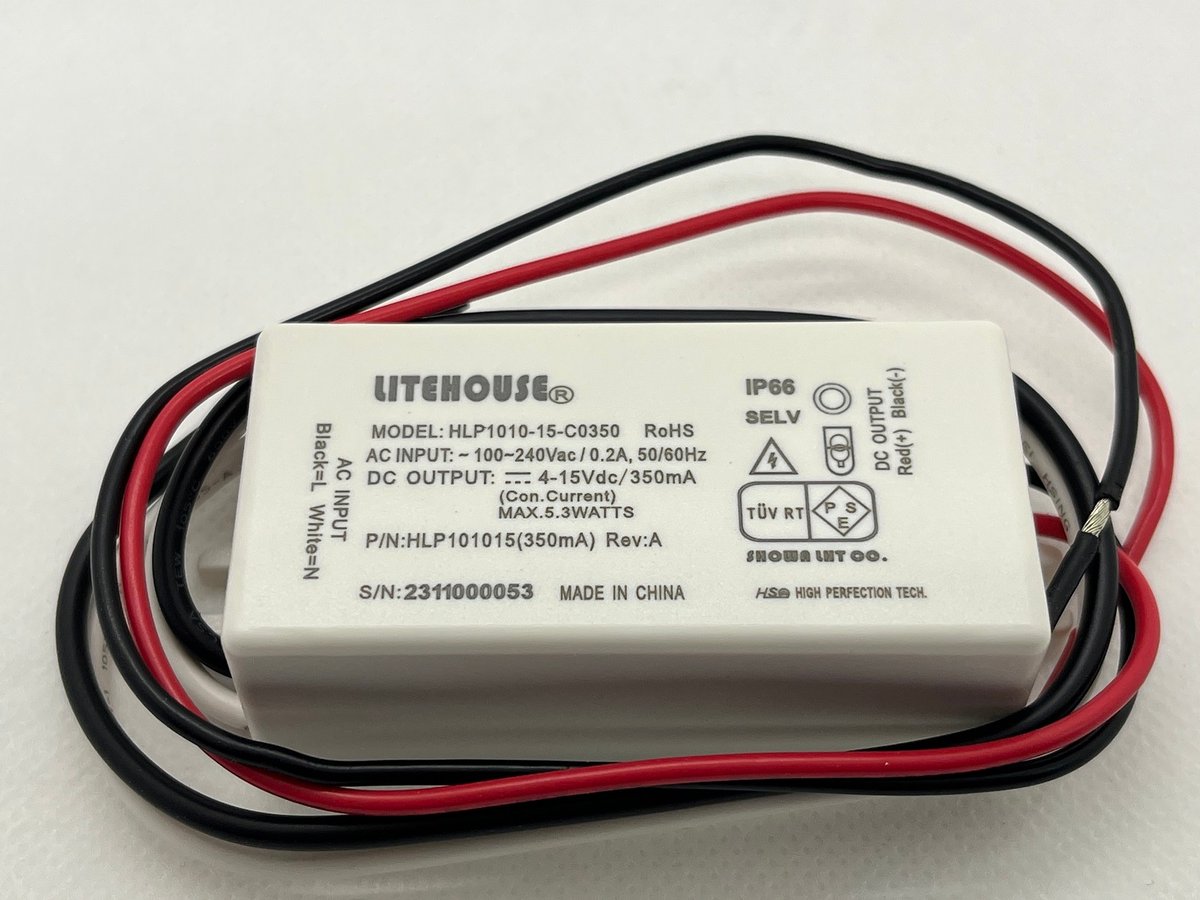 HLP1010-15-C0350(SHOWA LHT製)｜ACDC LED電源｜5.25W・定