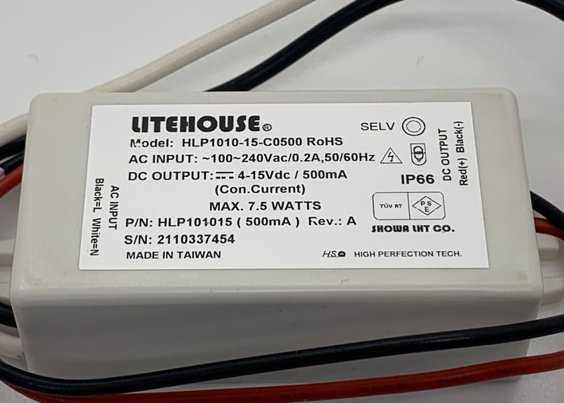 HLP1010-15-C0500(SHOWA LHT製)｜ACDC LED電源｜7.5W・定電