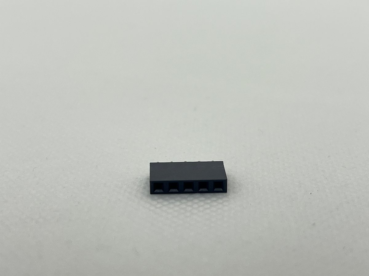 ピンソケット FH-1x5SG/RH 1x5P 2.54ピッチ 10個セット 金メッキ