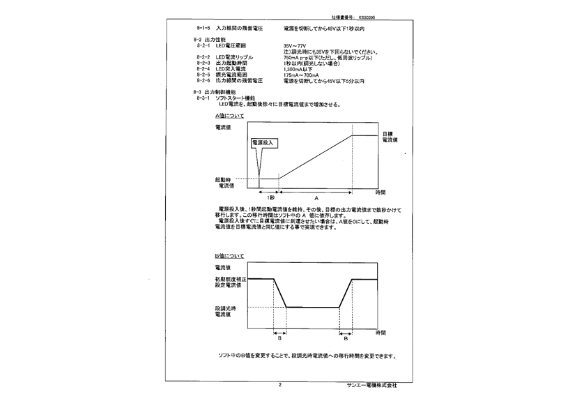 ACDC電源 定電流 54W700mA β1-700-77AiB サンエー電機 PSE IP6