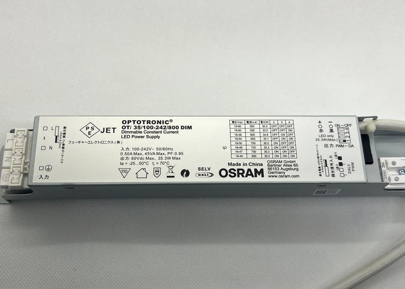 OTi35/100-242/800/DIM (OSRAM製) ｜ACDC電源｜35W｜定電流｜