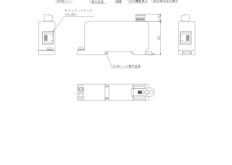 OLA-CAT5ES (音羽電機工業製) 【価格19,900円(税込)】 雷プロテクタ