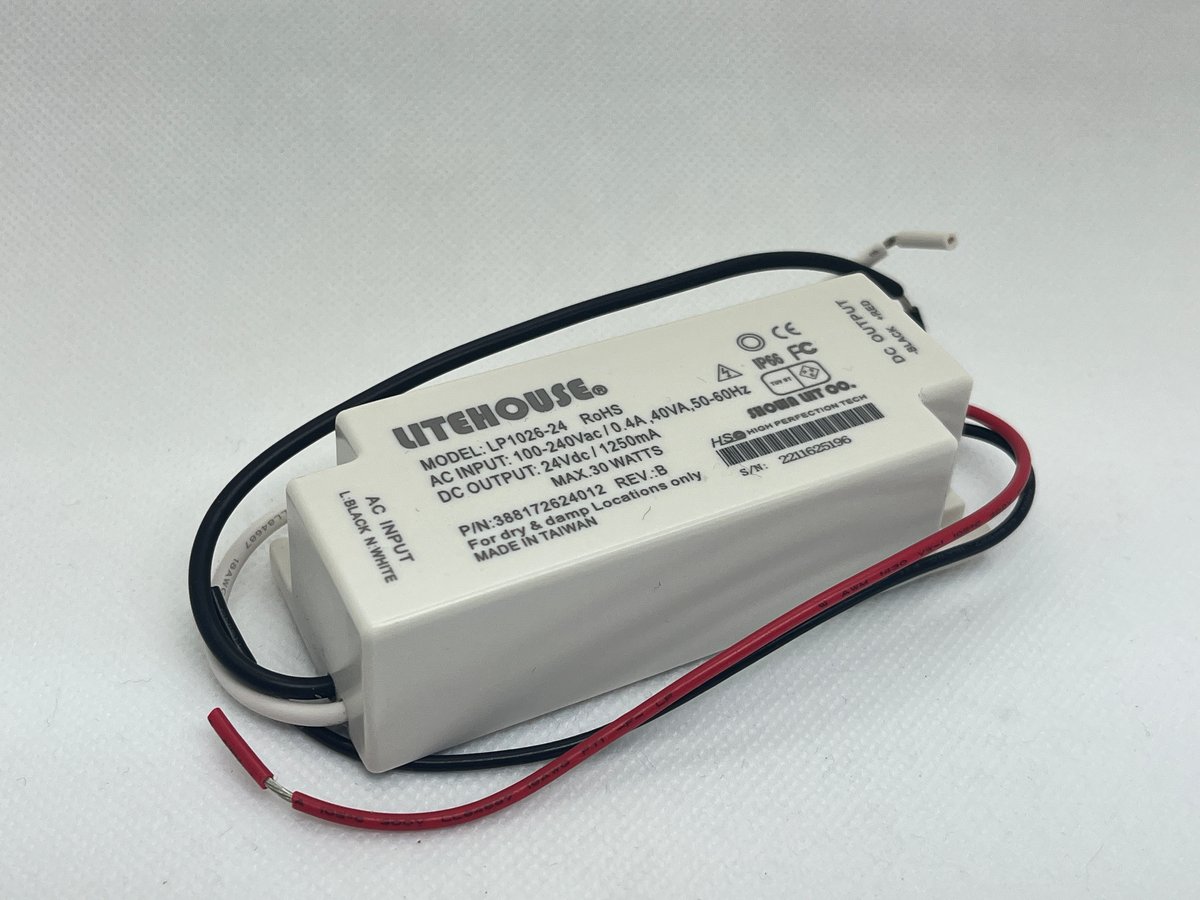 LP1026-24(SHOWA LHT製)｜ACDC LED電源｜30W・定電圧24V｜IP6