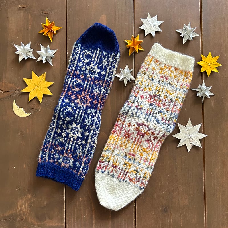 星月夜ソックス | haruno-sheep's STORE