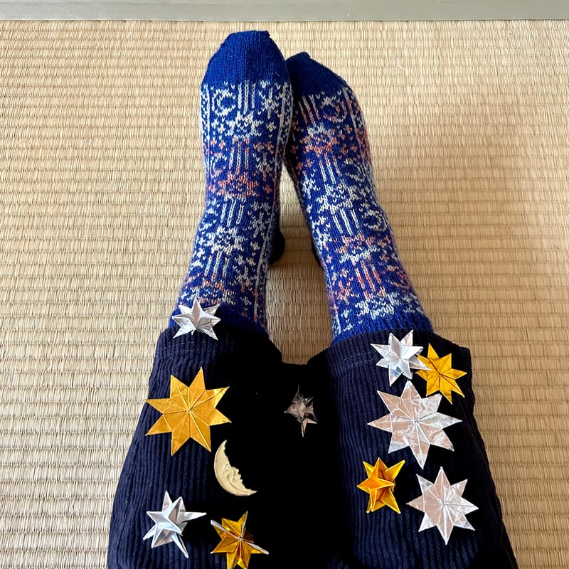 星月夜ソックス | haruno-sheep's STORE