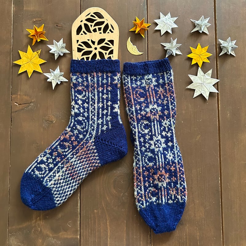 星月夜ソックス | haruno-sheep's STORE