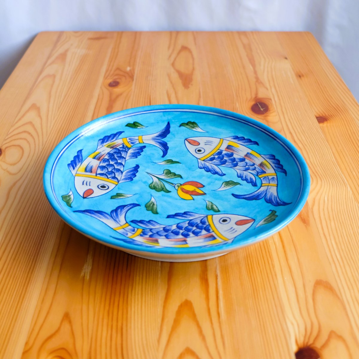 シチリア陶器ラムーザLA MUSA 飾り皿✩タコ伊勢丹購入イタリアハンドペイント シチリア陶器ラムーザLA MUSAタコ飾り皿イタリアハンドペイント