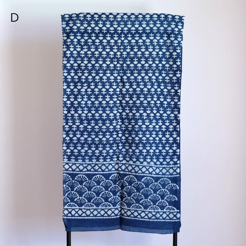 anatomica Drake's ネイビー ブロックプリントストール Drake's SCARF | ANATOMICA SAPPORO アナトミカ札幌