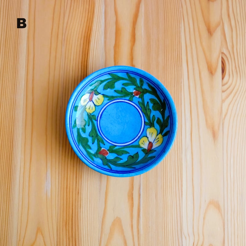 ボルジョーリ - 青い楕円形の大皿にひまわり 27cm x 37cm プレート ボルジョーリ - 青い楕円形の大皿にひまわり 27cm x 37cm