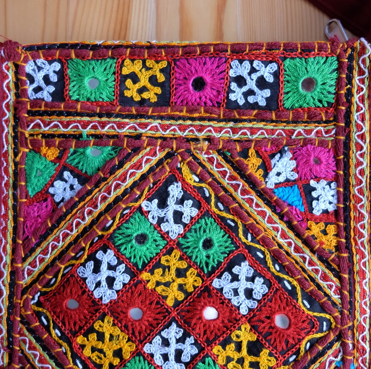 インドミラー ミラー 刺繍 インドハンドメイド手刺繍ミラーワーク 公式通販
