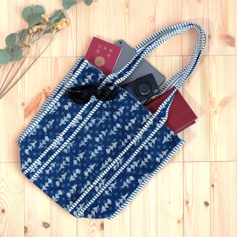 ブロックプリント トートバッグ | FASHION GOODS,バッグ