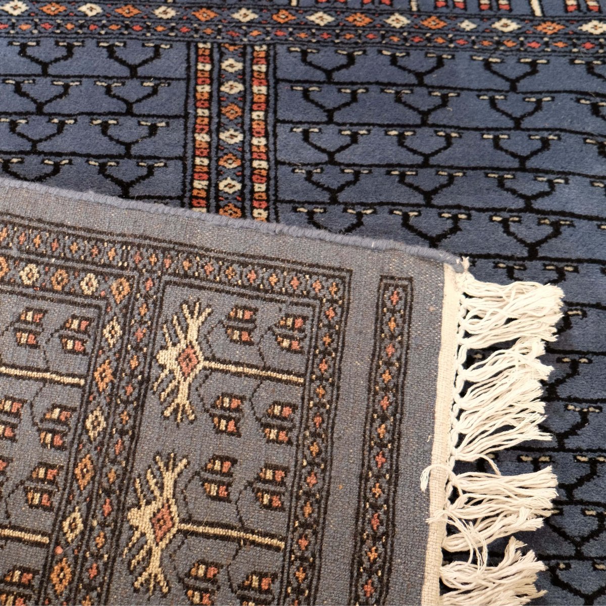 手織りダブルノット バルーチ族織トライバル絨毯　アフガンウール163×85cm 手織りダブルノット バルーチ族織トライバル絨毯 アフガンウール174×84cm