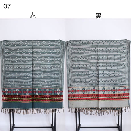 ヤクウール　ショール　ブランケット　約90×200cm　10種類　01-10