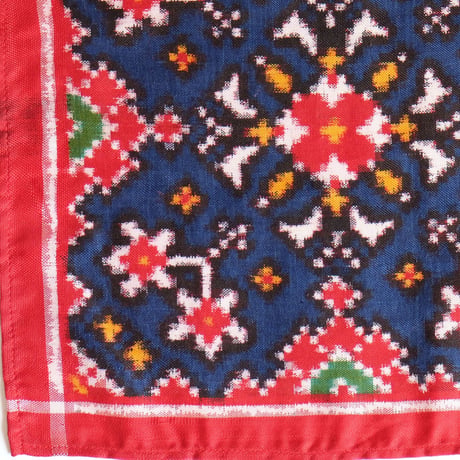 パトラ織り　チーフ　ミニスカーフ　約26×26cm　インド　3種類