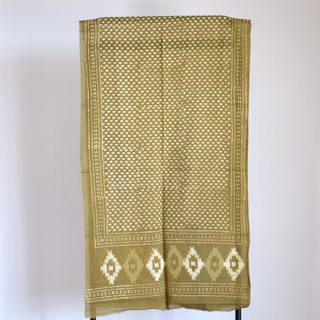 バグルー　ストール　ブロックプリント　約55×200cm　インド　4種類