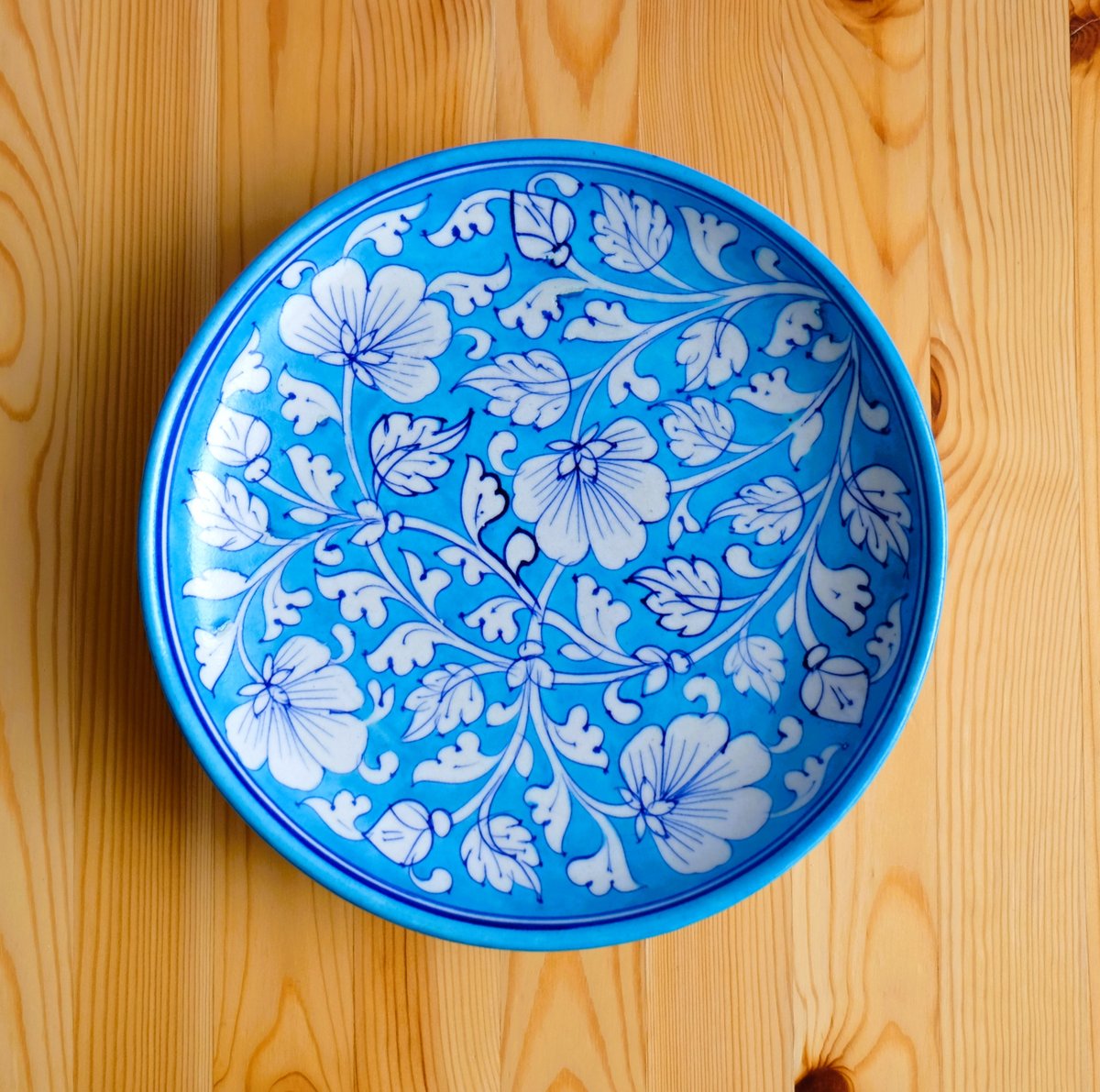 青白い風景画の陶器平皿　装飾皿　大皿42センチ Amazon | [THE-SECRET-GARDEN ザシークレットガーデン