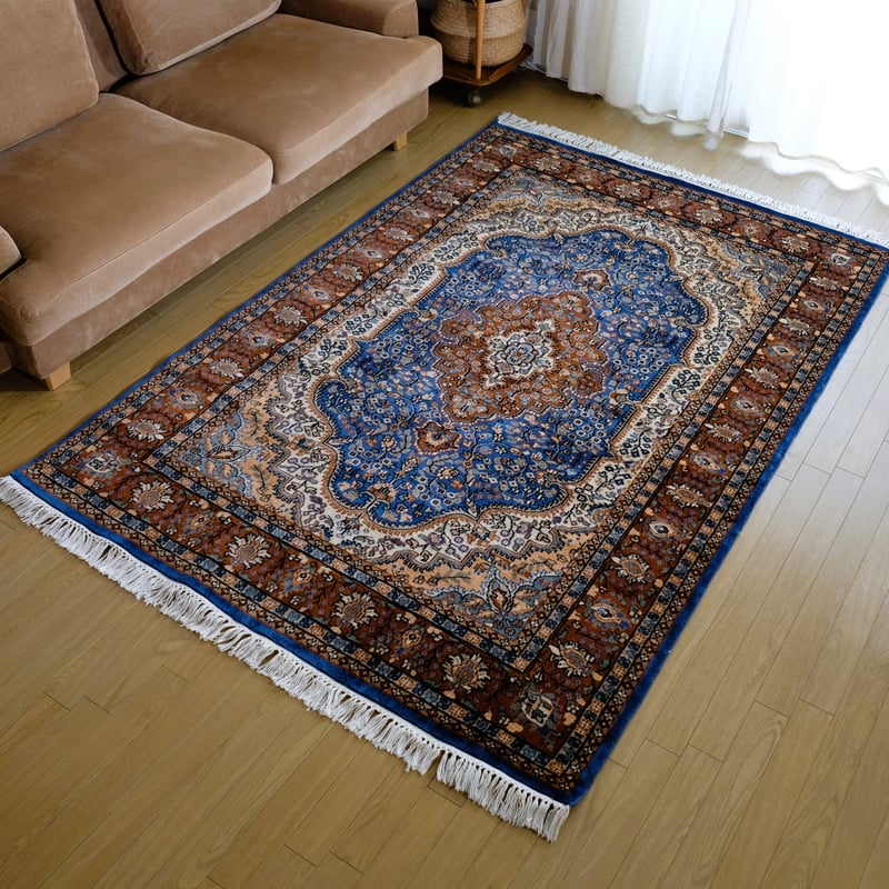 【希少/超大判】ホータン手織り絨毯 400×600cm ウール100% 絨毯 カーペット 6畳 240×340cm ベルギー ラグ ウール 羊毛