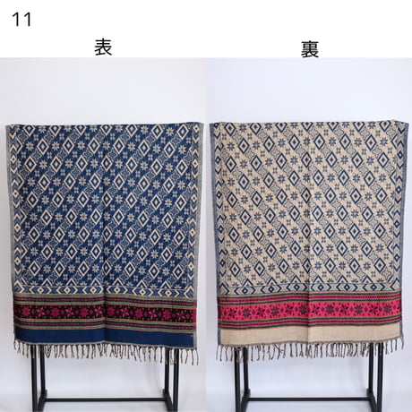 ヤクウール　ショール　ブランケット　約90×200cm　10種類　11-20