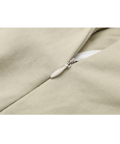 asymmetry cross wide pants + belt set/3color　IR1574