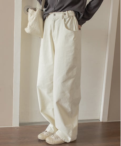 corduroy cotton casual pants /2color　IR1584