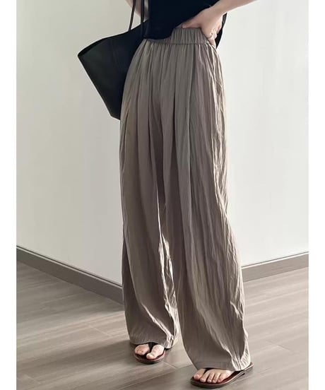 draped wide pants /4color　IR1623