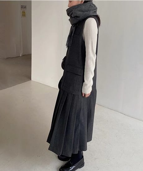 v neck jumper skirt　　IR1503