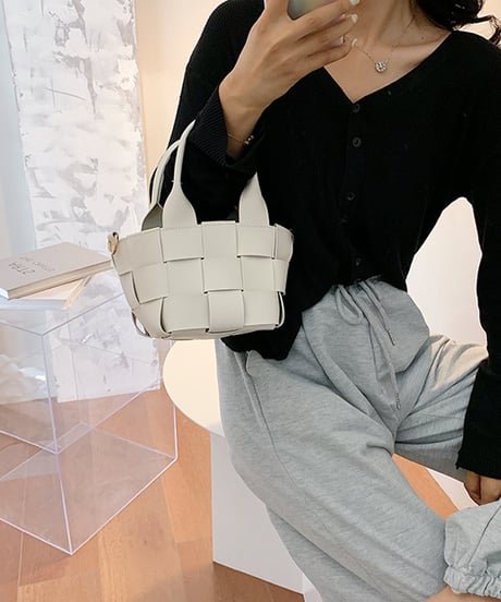 wide mesh mini shoulder bag　　IR1362