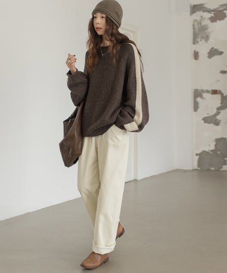 corduroy cotton casual pants /2color　IR1584