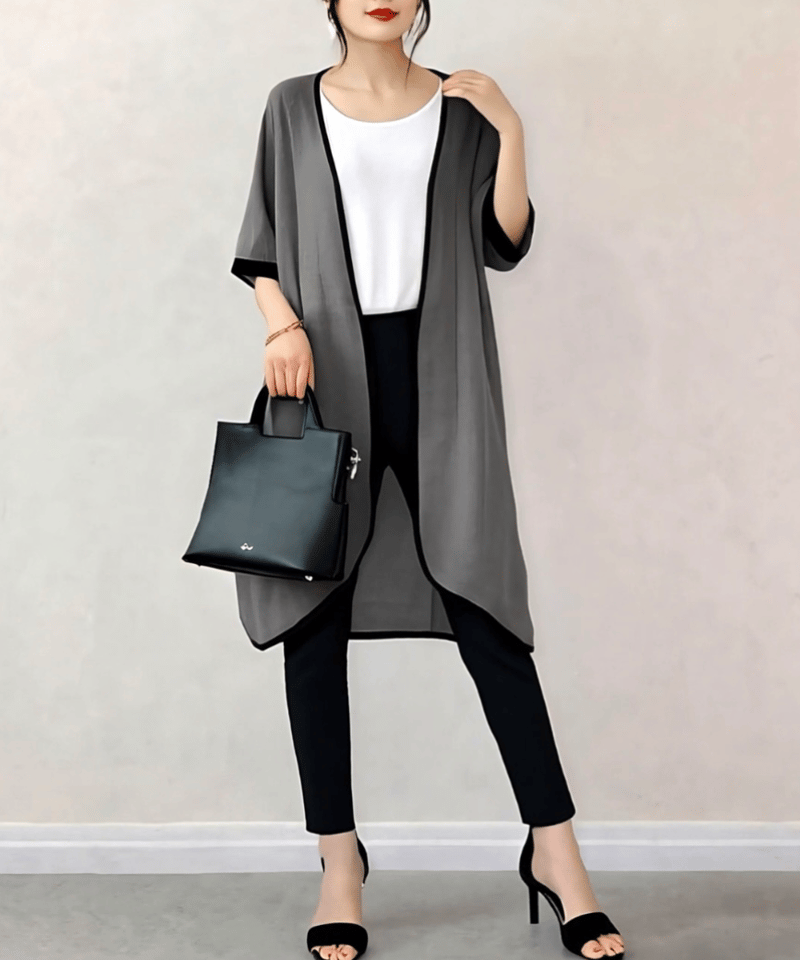 drape long cardigan /3color IR1679 | irumoon