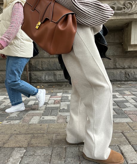 straight wide leg pants　　IR1468
