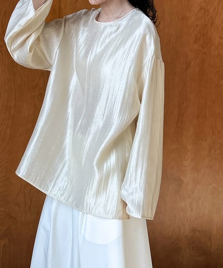 shiny raglan sleeve tops　　IR1488