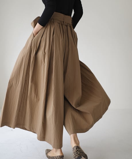 waist ribbon skirt pants　　IR1467