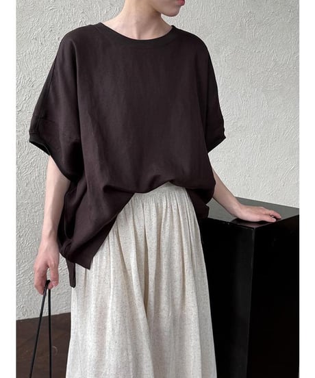 soft curve dolman pullover /2color　　IR1671