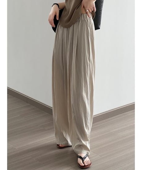 draped wide pants /4color　IR1623